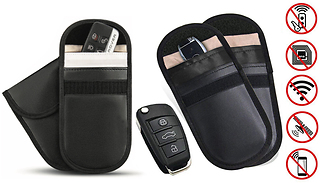 Phone & Key Fob Signal Blocker Pouch - 1, 2 or 3-Pack
