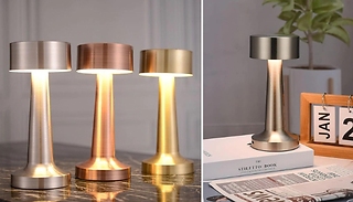 Rechargeable LED Cordless Table Lamp - 3 Colours & 2 Styles