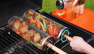 1 or 2 Pack of Stainless Steel BBQ Grill Cooking Tubes - 3 Sizes