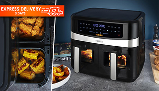 Tower Vortx Vizion 9L Dual Basket Digital Air Fryer