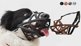 Breathable Dog Basket Muzzle - 4 Colours & 4 Sizes 