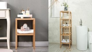 Solid Birch-Wood Shelving Units - 4 Sizes!