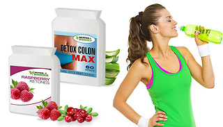 1-Month Supply of Raspberry Ketone and 'Colon Cleanse' Capsules