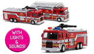 Fire Engine Toy With Lights & Music - 3 Designs