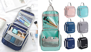 Hanging Multi-Compartment Toiletry Travel Bag - 6 Colours
