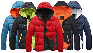 Waterproof Hooded Puffer Coat - 5 Colours & 5 Sizes