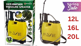 12, 16, or 20L Garden Pressure Sprayer - For Fence Painting & Weedkill ...