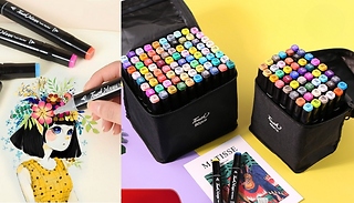 24-80 Colouring Marker Pens Set