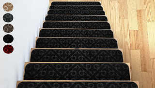 Self-Adhesive Non-Slip Stair Carpet Mat - 5 Designs