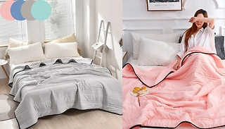 Cooling Thin Summer Blanket - 4 Colours, 4 Sizes