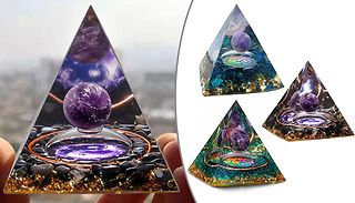 1 or 2 Pyramid Obsidian Decoration - 3 Colours