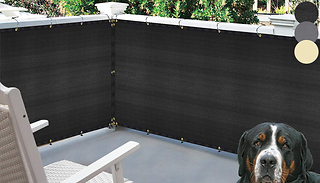 5m Sunshade Privacy Screen Balcony Net Cover - 3 Colours