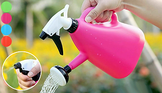 2-in-1 Watering Can & Sprayer - 4 Colours & 2 Sizes