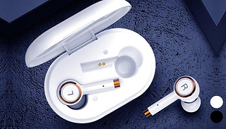 TWS Wireless Bluetooth Earphones With Charging Box - 2 Colours