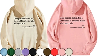 Dear Person Behind Me Sweatshirt - 10 Colours, 7 Sizes
