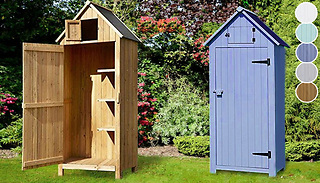 Wooden 'Beach Hut' Garden Shed - 5 Colours