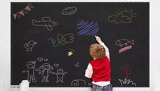 Self-Adhesive Removable Blackboard Wall Stickers - 3 Sizes