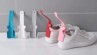 10-Pack of Assistive Shoe Horns - 5 Colours
