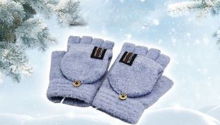 Thermal Double Sided Heated Mitten Gloves - 6 Colours