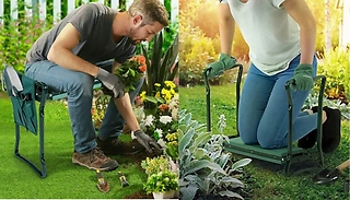 Portable Folding Garden Stool with Optional Bags! - 3 Options