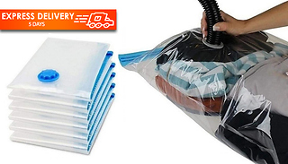 Large 70cm x 50cm Compression Vacuum Bags - 4 Pack Options