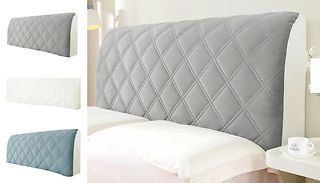Quilted Bed Headboard Cover - 3 Colours & 4 Sizes