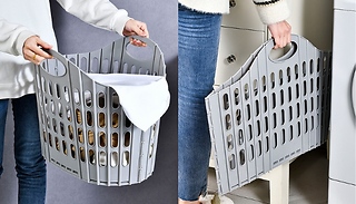 Collapsible Laundry Basket - 4 Colours!