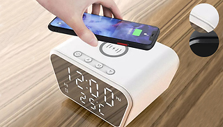 Wireless Charging Alarm Clock - 2 Colours