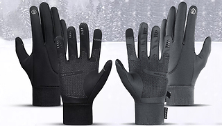 Winter Touch Screen Compatible Gloves - 2 Colours & 4 Sizes