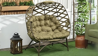 Outsunny 2 Seater Outdoor Egg Chair