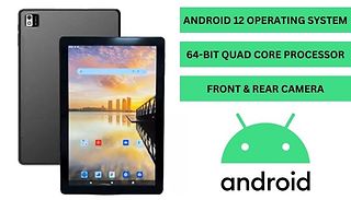  10'' Android 12 Tablet - 32 GB Storage