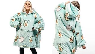Avo-Cuddle Fleece Lined Blanket Hoodie