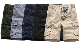 Men's Cargo Shorts - 5 Colours & 4 Sizes