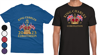 2023 Coronation Short Sleeves T-Shirt - 5 Colours & 5 Sizes