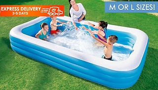 Bestway Inflatable Family Swimming Pools - 6.5ft or 8.8ft!