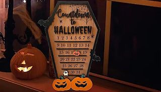 Wooden Halloween Countdown Calendar 