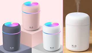 USB Portable Air Humidifier with Colour Changing Lights