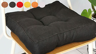 Square Padded Seat Cushion - 6 Colours