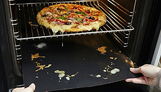 5-Pack of Non-Stick Oven Liner Sheets