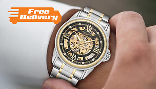 Hand Assembled Anthony James Limited Edition Men's Skeleton Watch - 2 ...