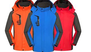 Windproof and Rainproof Lightweight Jacket - 3 Colours, 6 Sizes 