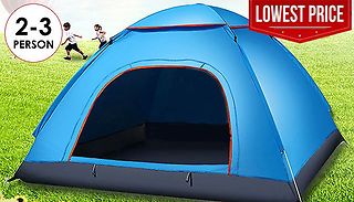 3-Person Pop-Up Portable Waterproof Camping Tent - 3 Colours
