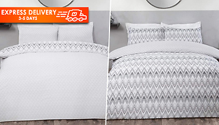 Easy Care Comfort Zig Zag GeoDuvet Set - 2 Sizes