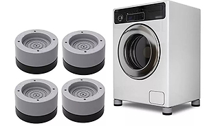4-Pack of Anti-Vibration Washing Machine Supports