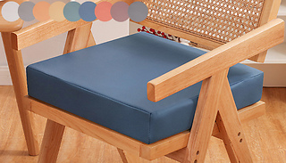 Water-Resistant Outdoor Chair Cushion - 3 Sizes & 9 Colours