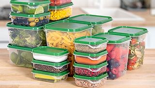 17-Pack Microwaveable Food Storage Containers