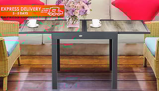 Outsunny Extending Garden Dining Table