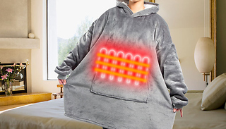 Heated Snuggle Hooded Blanket - 4 Colours