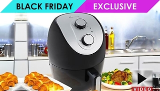 3L Air Fryer With Adjustable Thermostat & Timer - 1200W