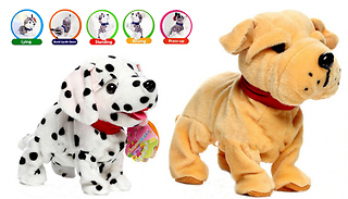 Sound Control Plush Puppy Robot Toy - 5 Designs